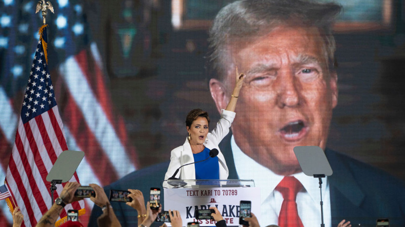 Kari Lake Blasts WashPo Fake News Claiming ‘Rift’ Between Her and Trump