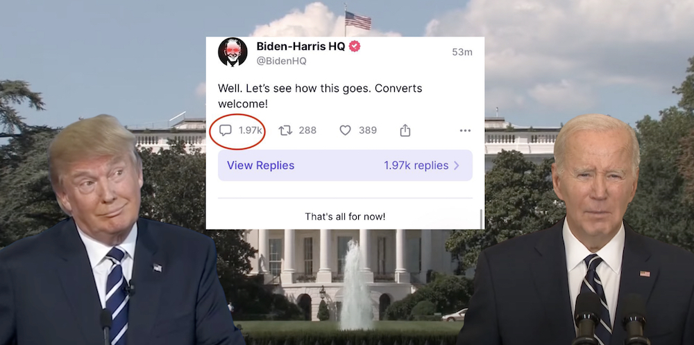 Biden campaign joins Truth Social, gets immediately RATIOâD | The Post Millennial | thepostmillennial.com