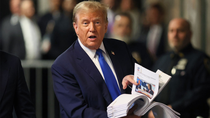 Epic: Trump Blasts Sham Trial Outside NYC Kangaroo Courtroom — ‘Whole World Watching This Hoax’