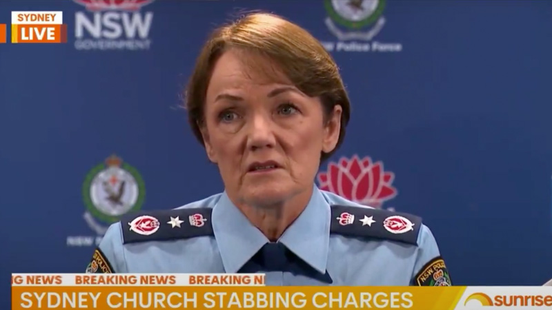 Watch: Sydney Police Insist ‘We Will be Source of Truth, Not Social Media’ Regarding Bishop Stabbing Attack