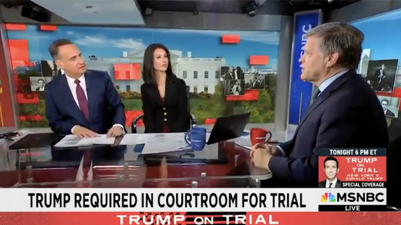 MSNBC Meltdown: Trump Trial ‘Tawdry’ But Reveals ‘His Character Doesn’t Exist’