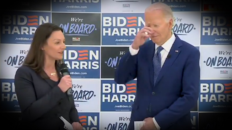 Blasphemous Biden Makes Sign Of Cross At Mention Of Abortion