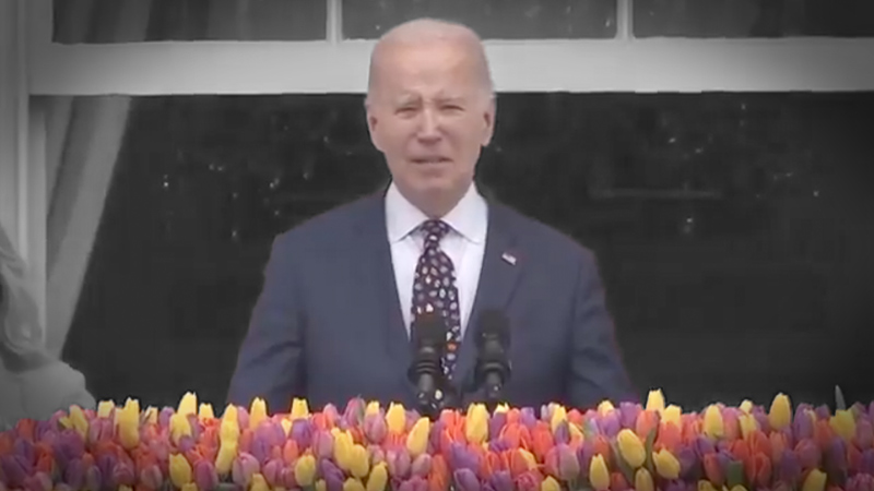 ‘Say Hello To Oyster Bunnies!’ – Watch Senile Joe Biden Bungle Easter Speech