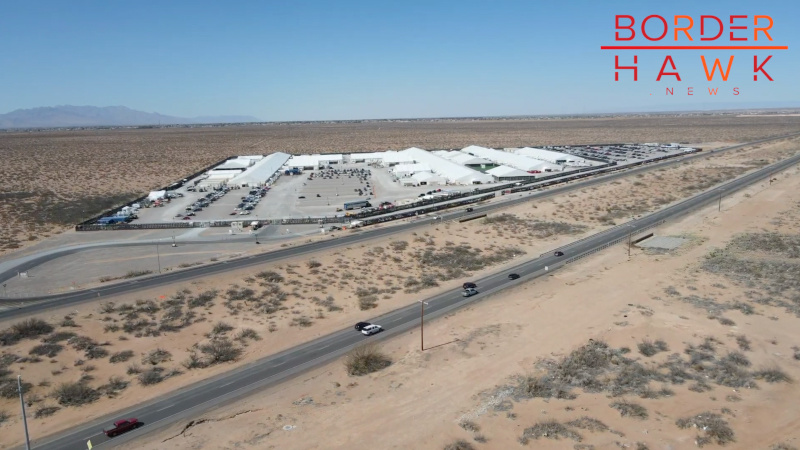 WATCH: Massive Illegal Alien Processing Center in El Paso Desert