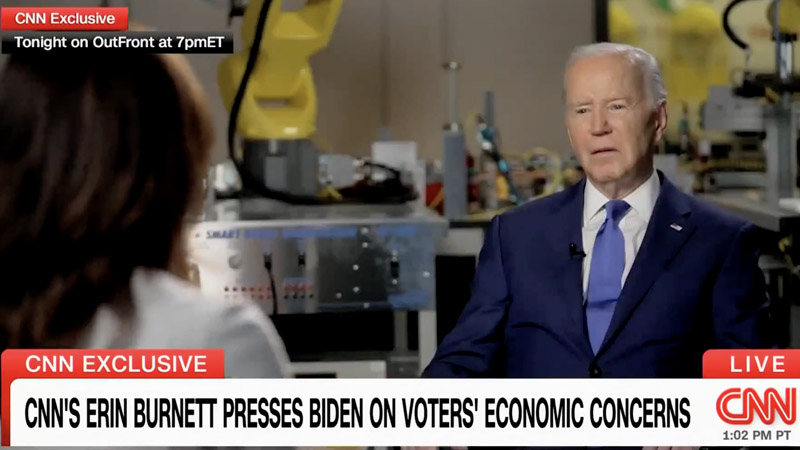 ‘Polling Has Been Wrong!’: Biden Scrambles to Defend Record After CNN Warns ‘Voters Trust Trump More On Economy’
