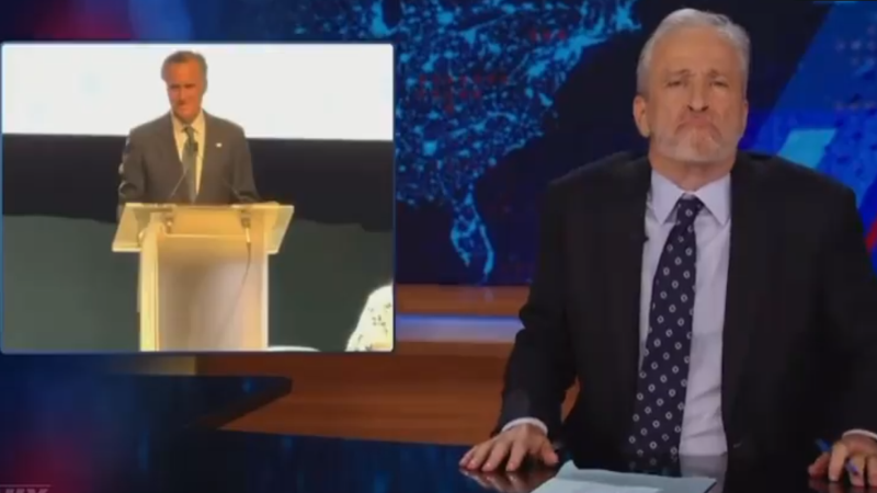 Watch: Jon Stewart Defends RINOs Against ‘Trump Cancel Culture’