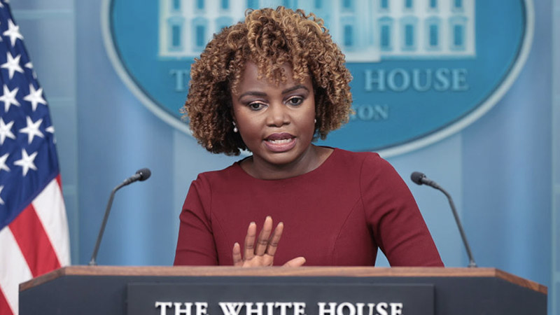Watch: Karine Jean-Pierre Struggles to Explain Why Biden Claimed Inflation Was 9% When He Took Office — It Was 1.4%