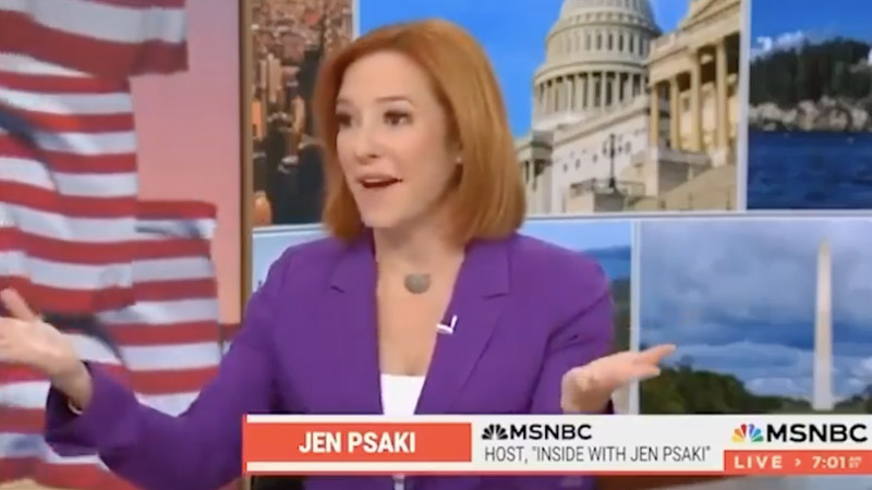 Psaki Fantasizes About Trump’s Demise: ‘Maybe He’ll Go Away. Maybe He’ll Go To Jail. Maybe He’ll Die’