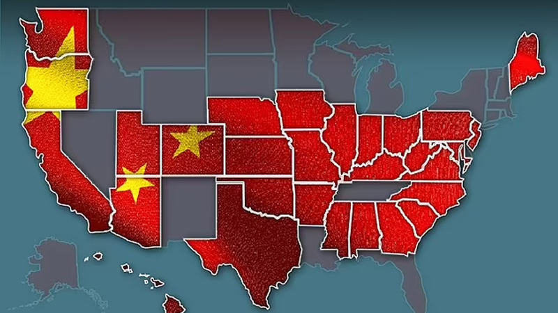 Alarming Map Reveals China’s Takeover of U.S. Farmland