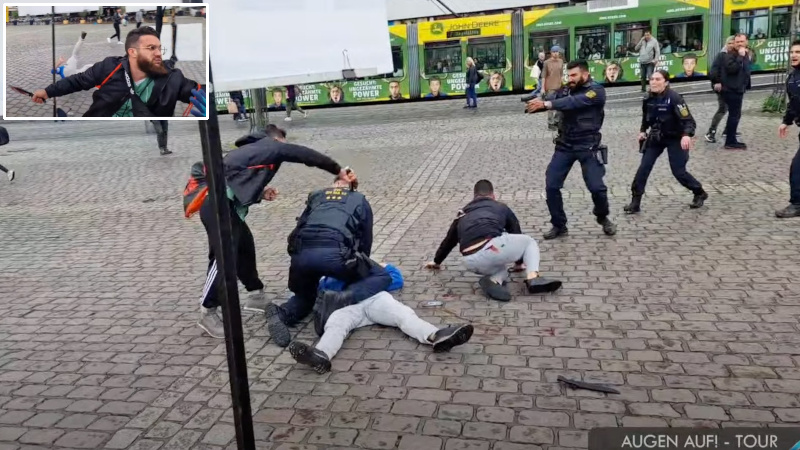 Shock Video: Prominent Islam Critic Wounded During Brutal Stabbing Rampage in Germany