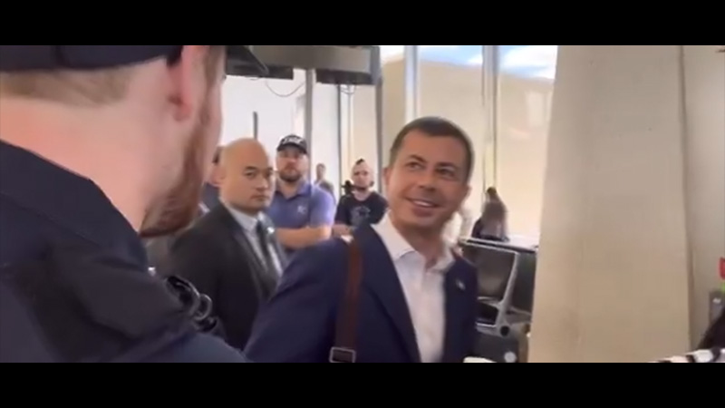 Alex Stein Confronts Mayor Pete At Airport – “You Suck!”