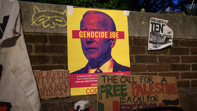 Pro-Palestianian Protesters Backed by ‘Biden’s Biggest Donors,’ Politico Admits