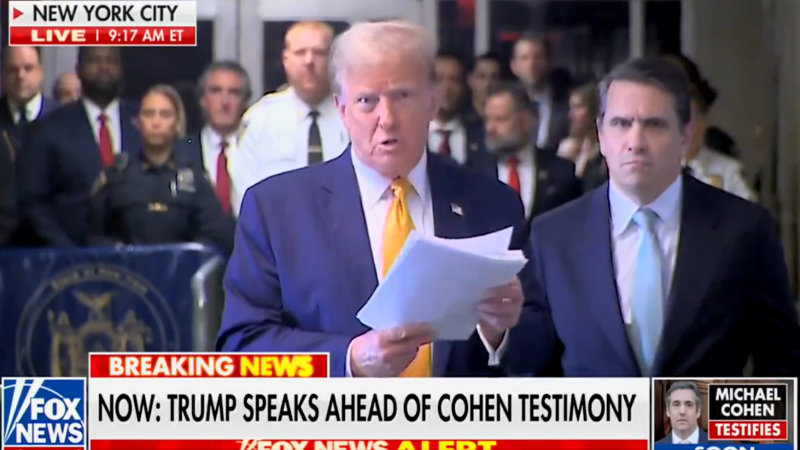 Trump Speaks Outside Courthouse: The Gag Order Has To Come Off!