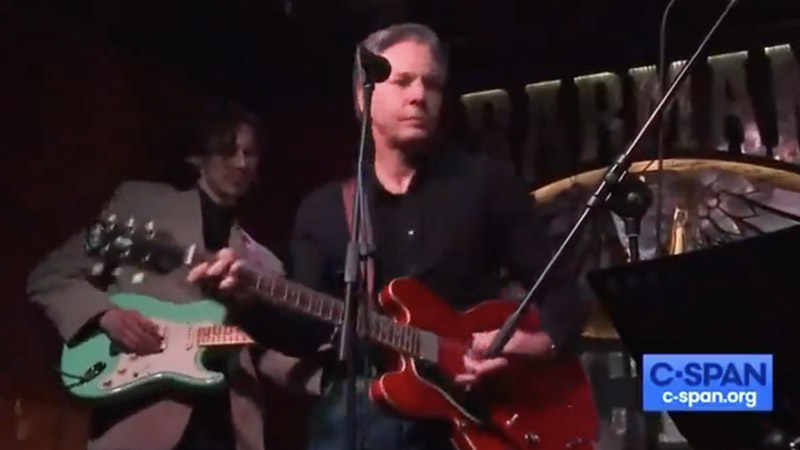 Watch: Sec. of State Blinken Plays Guitar in Kyiv Nightclub