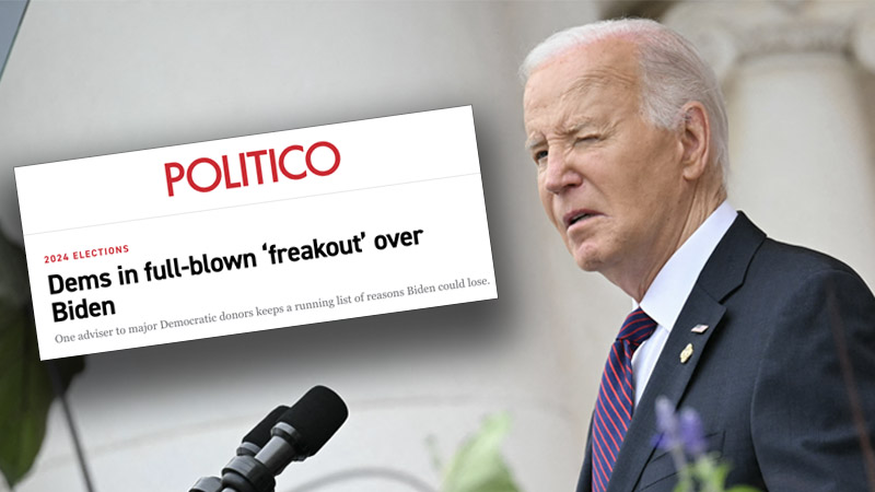 Dems in ‘Full-Blown Freakout’ Over Biden’s Reelection Prospects, Politico Warns
