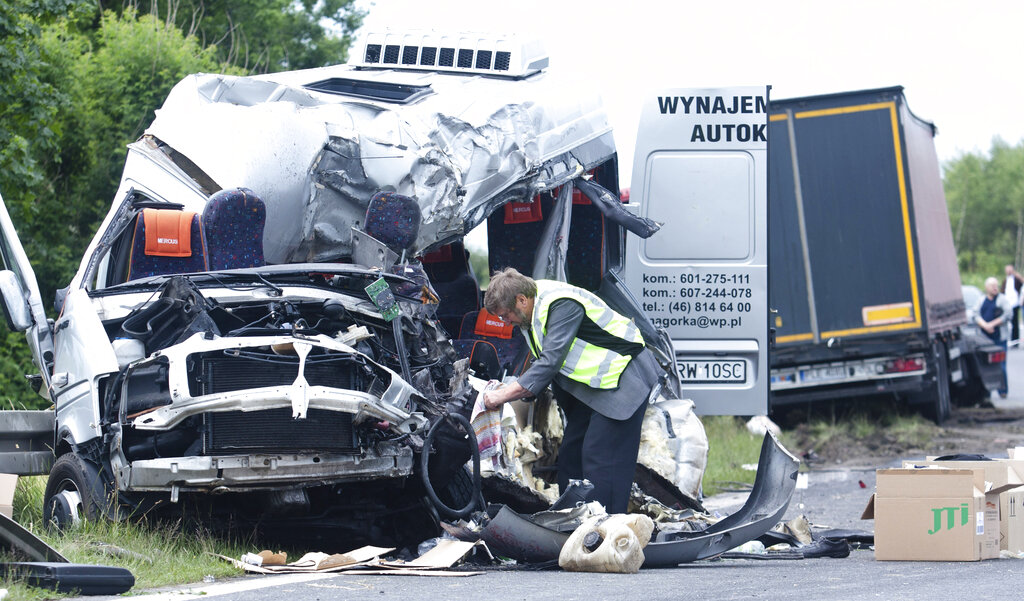 Rise in road accidents in Poland caused by drivers from Ukraine and Georgia