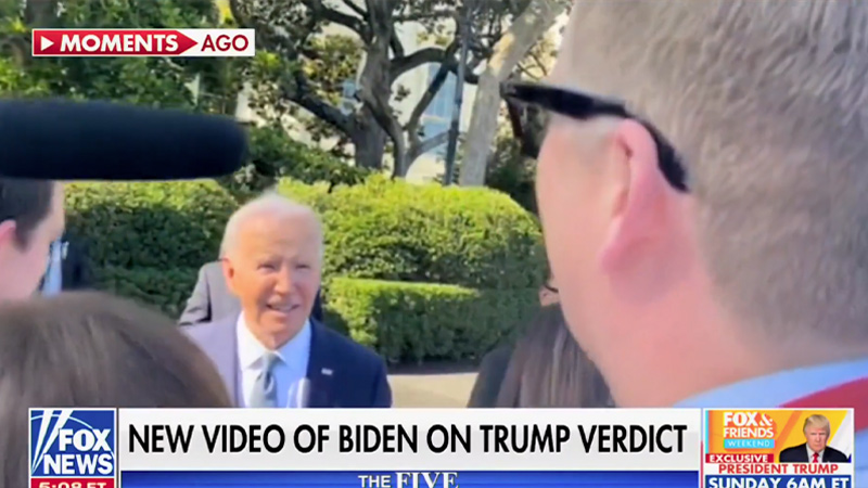 Watch – Crooked Joe Claims Not Worried Trump Conviction Will Come Back to Bite Him: ‘I Didn’t Do Anything Wrong!’