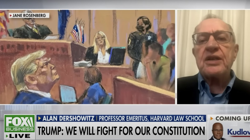 Dershowitz: ‘I Still Don’t Know’ What Crime Trump Committed, Democrats Took Show Trial ‘A Step Further Than Stalin’