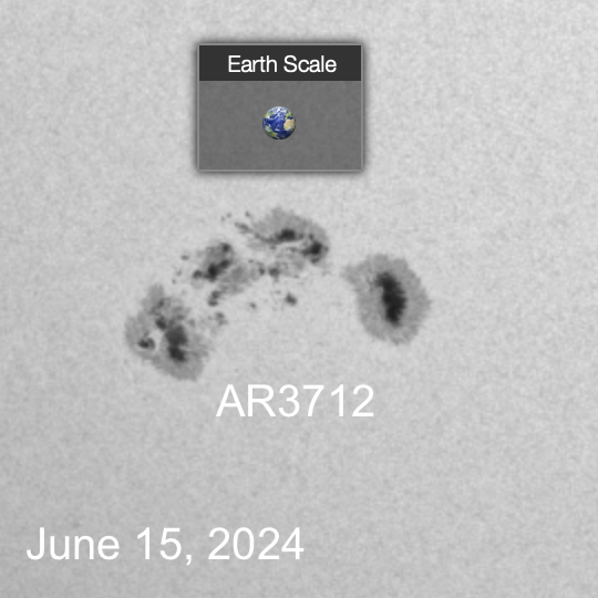 Sun news June 15, 2024: Sunspot region growing quickly