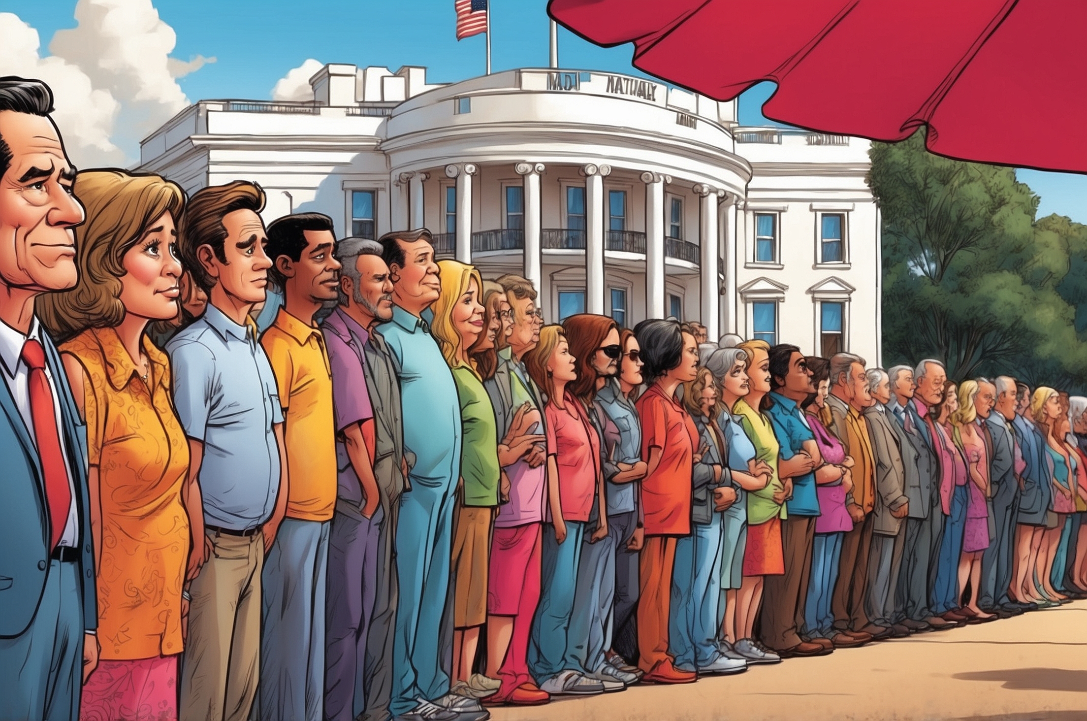 Liberals Form Human Shield Around White House To Protect Biden From Reasonable Questions – The Daily Skrape