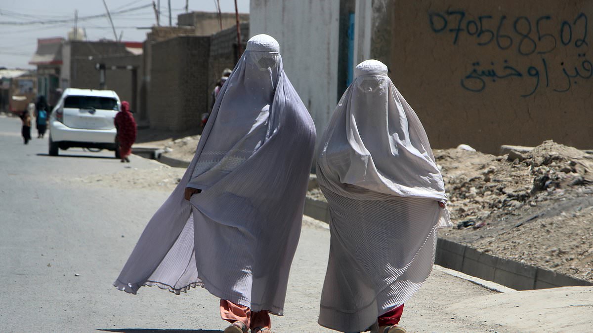 Taliban passes new lifestyle laws in Afghanistan banning Afghan women from looking at men they are not related to, talking too loudly, singing or reading the Koran in public | Daily Mail Online