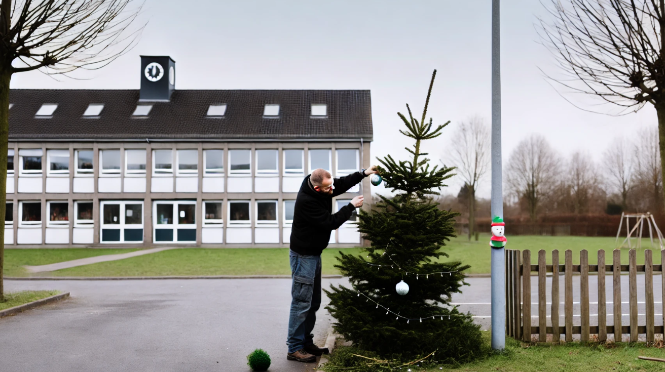 Hamburg plant shop owner appeals €3,000 fine for planting Christmas tree outside daycare center