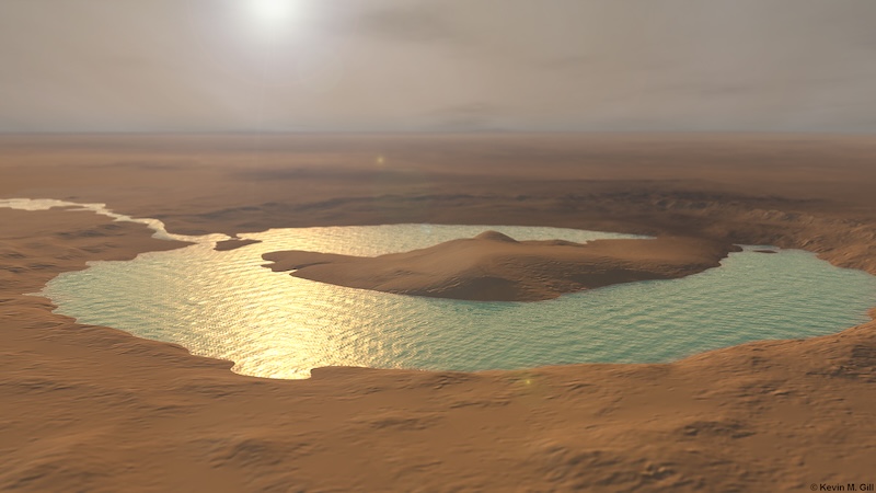 Lakes on Mars had ripples! They must have been ice-free