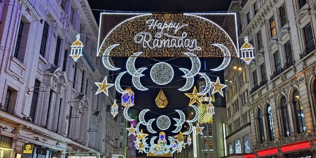 Sadiq Khan Lights London with 'Happy Ramadan' Displays over Holy Week and Easter Weekend.