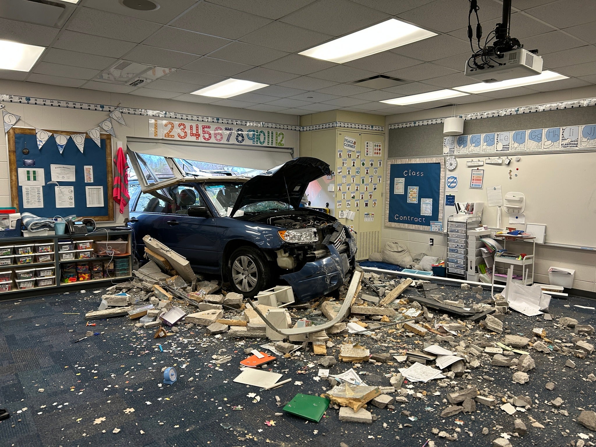 SUV drives into school on Indy's southwest side - Indianapolis News | Indiana Weather | Indiana Traffic | WISH-TV |