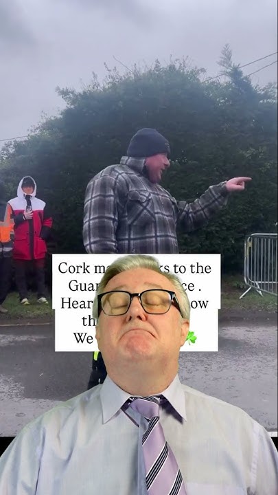 He Didn't Hold Back With the Guards!! #ireland #viral #protest#shorts - YouTube