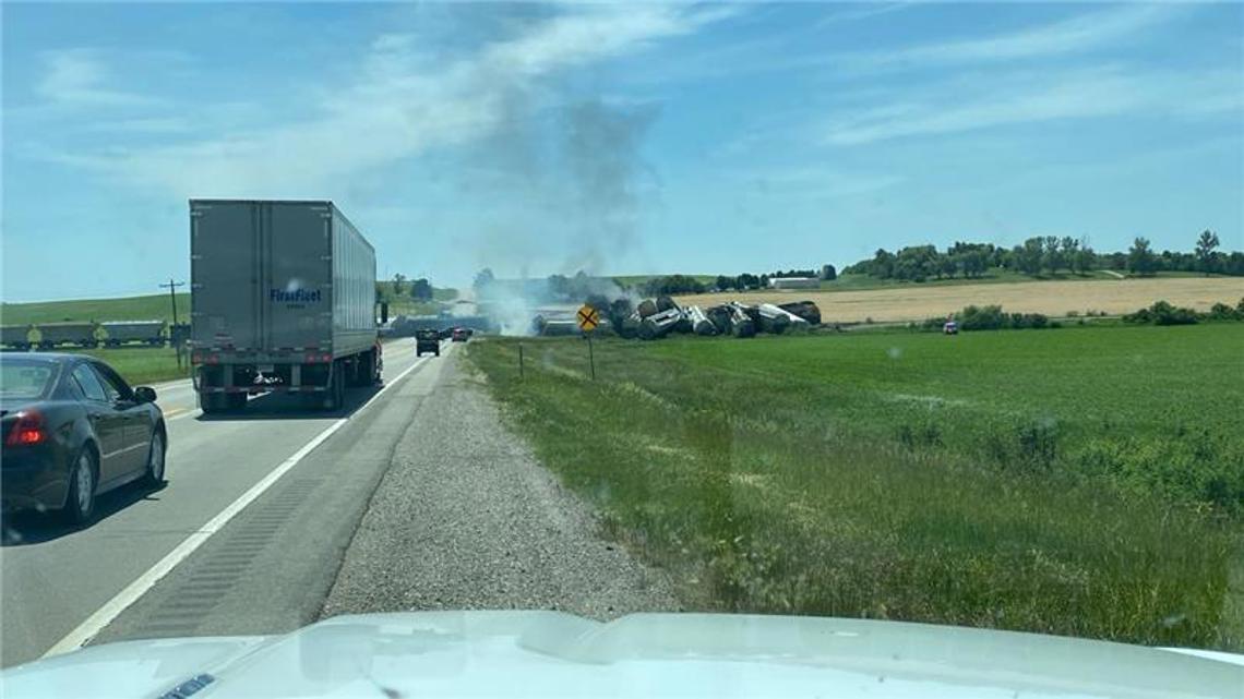 Train derailment in Iowa: Teen dead and father severely injured after semi collides with train | weareiowa.com